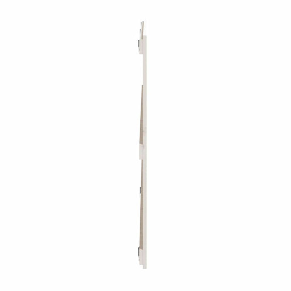 vidaXL Tête de lit murale Blanc 204x3x90 cm Bois de pin massif