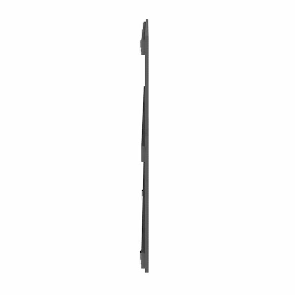Wand Kopfteil Grau 204cm Massivholz