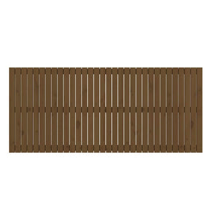 Wand Kopfteil Honigbraun 204cm Kiefer Massivholz