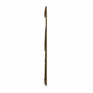 Wand Kopfteil Honigbraun 204cm Kiefer Massivholz