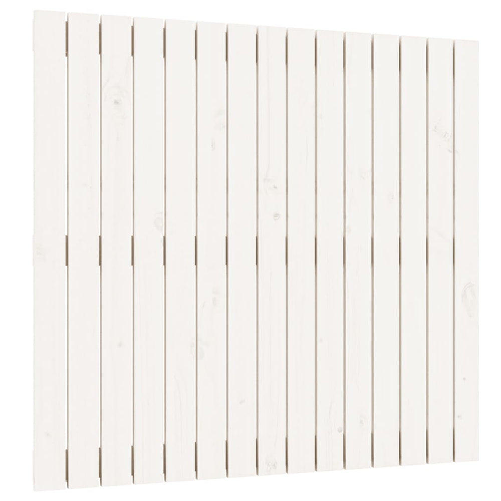 vidaXL Wall Headboard White 95.5x3x90 cm Solid Pine Wood