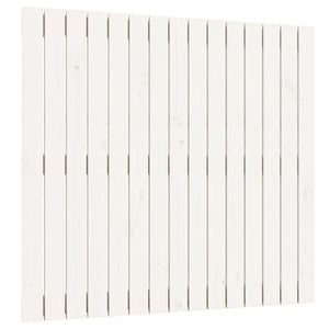 Wand Kopfteil Weiß 95,5cm Kiefer Massivholz