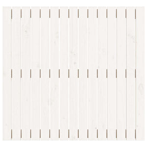 Wand Kopfteil Weiß 95,5cm Kiefer Massivholz