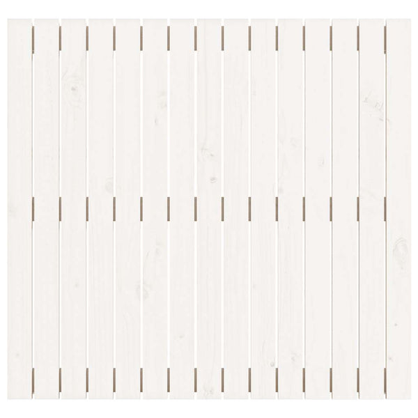 Wand Kopfteil Weiß 95,5cm Kiefer Massivholz
