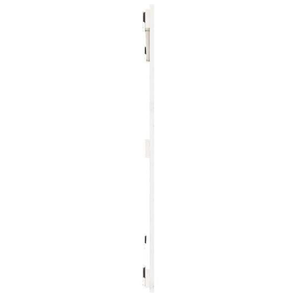Wand Kopfteil Weiß 95,5cm Kiefer Massivholz