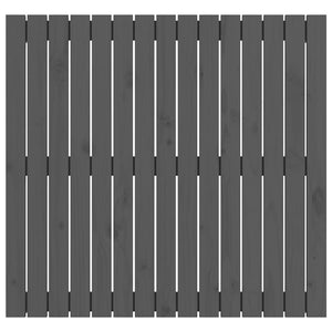 Graues Wand-Kopfteil 95,5cm Kiefer Massivholz