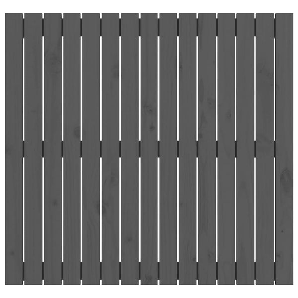 Graues Wand-Kopfteil 95,5cm Kiefer Massivholz