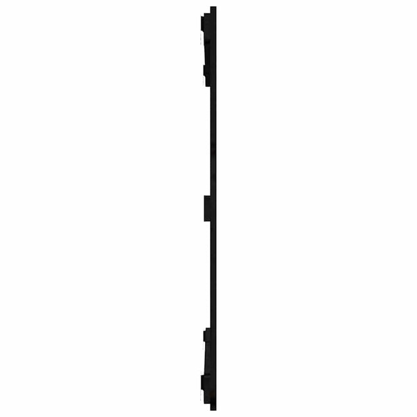 Schwarzes Wand-Kopfteil Kiefer Massivholz 95,5cm