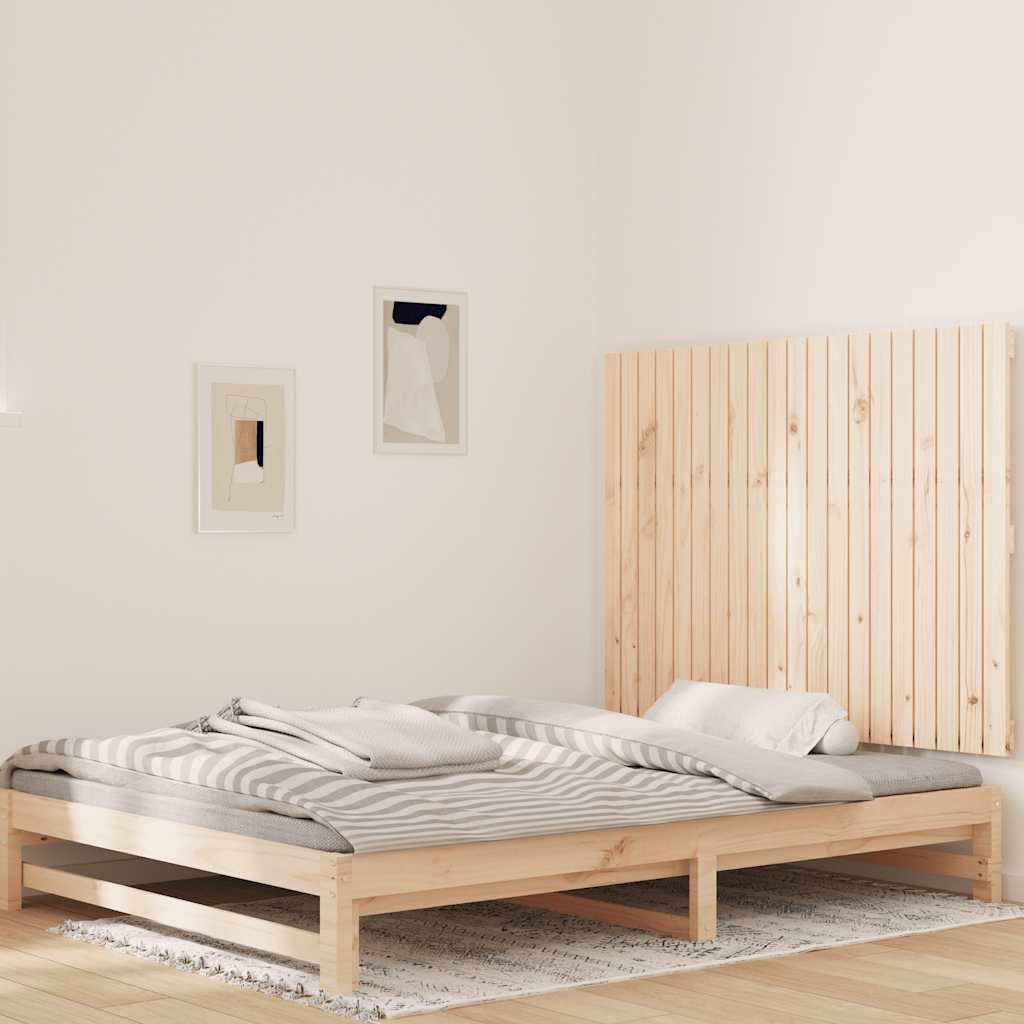 Wand Kopfteil Kiefer Massivholz 127,5cm