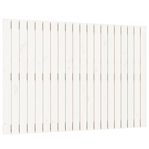Weißes Wand-Kopfteil 127,5 cm Kiefer Massivholz