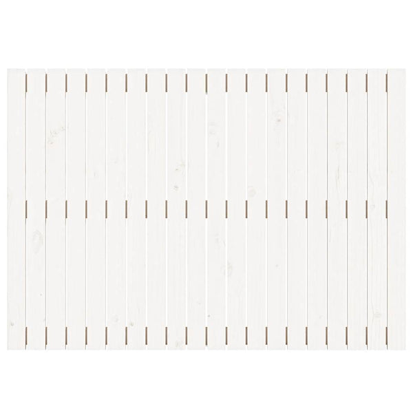 Weißes Wand-Kopfteil 127,5 cm Kiefer Massivholz