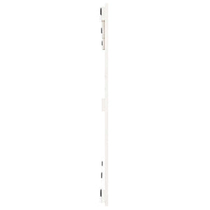 Weißes Wand-Kopfteil 127,5 cm Kiefer Massivholz