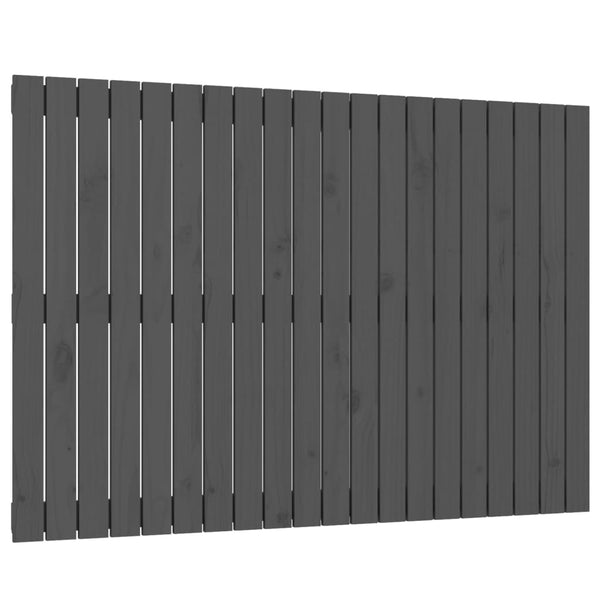 Graues Wand-Kopfteil 127,5cm Kiefer Massivholz
