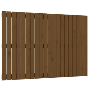 Wand Kopfteil Honigbraun 127,5x90cm Kiefer Massivholz
