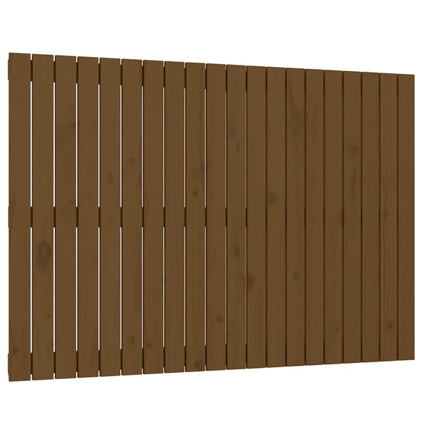 Wand Kopfteil Honigbraun 127,5x90cm Kiefer Massivholz