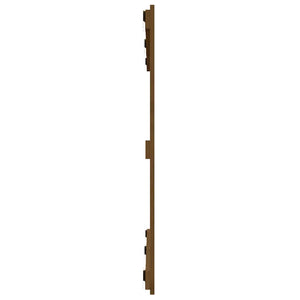 Wand Kopfteil Honigbraun 127,5x90cm Kiefer Massivholz