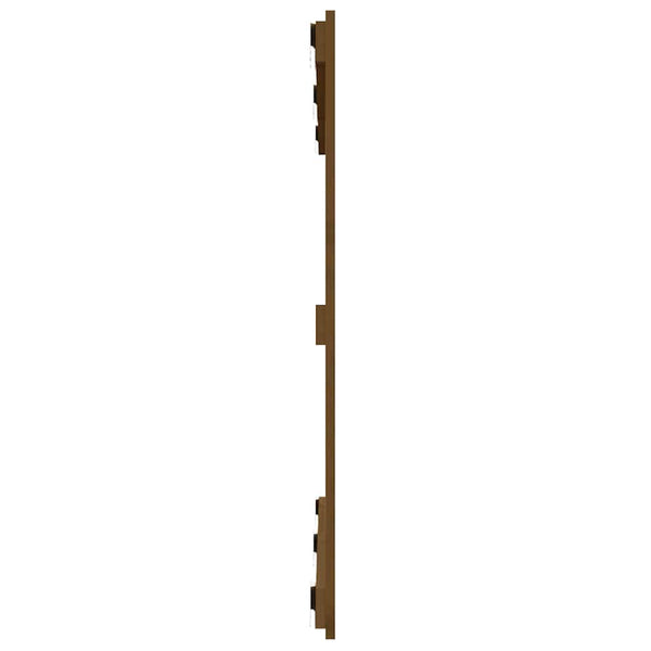 Wand Kopfteil Honigbraun 127,5x90cm Kiefer Massivholz