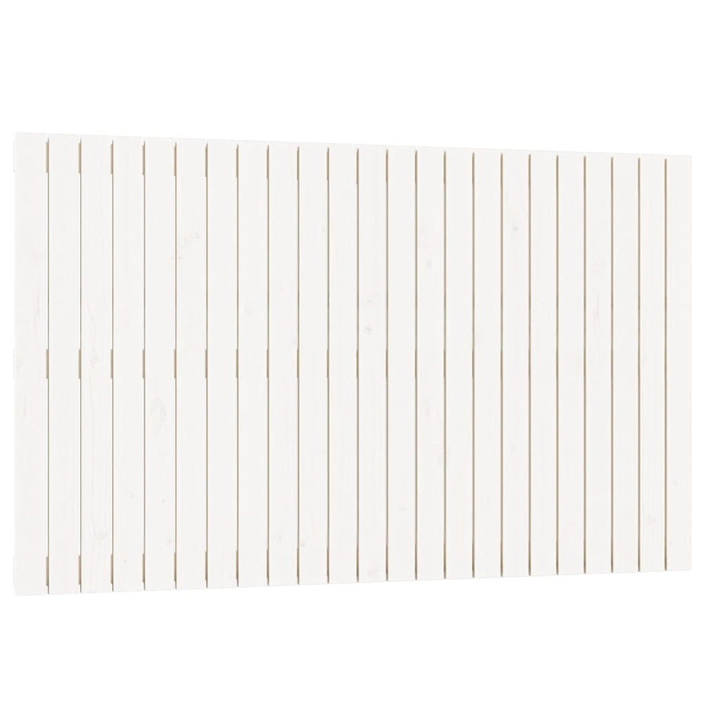 Wand Kopfteil Weiß 147cm Kiefer Massivholz