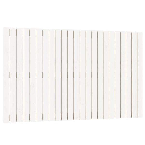 Wand Kopfteil Weiß 147cm Kiefer Massivholz