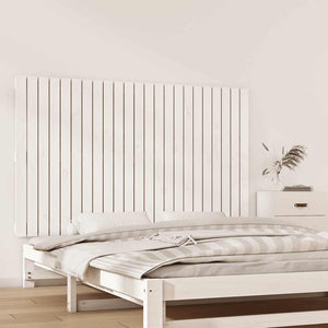 Wand Kopfteil Weiß 147cm Kiefer Massivholz