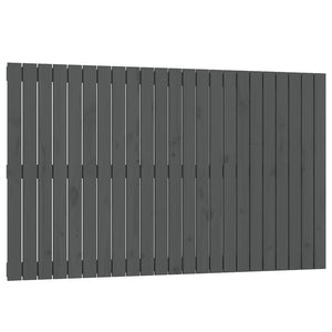Graues Wand-Kopfteil 147cm Kiefer Massivholz