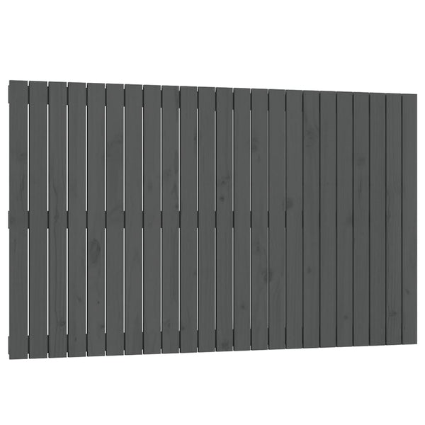 Graues Wand-Kopfteil 147cm Kiefer Massivholz