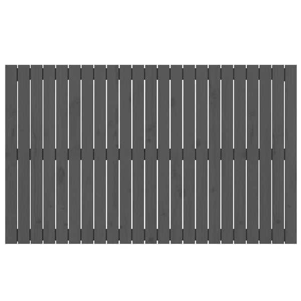 Graues Wand-Kopfteil 147cm Kiefer Massivholz