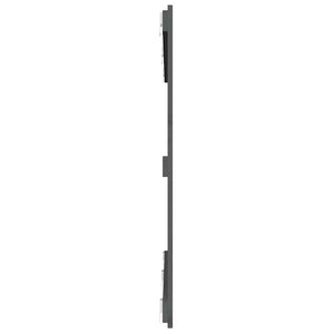 Graues Wand-Kopfteil 147cm Kiefer Massivholz