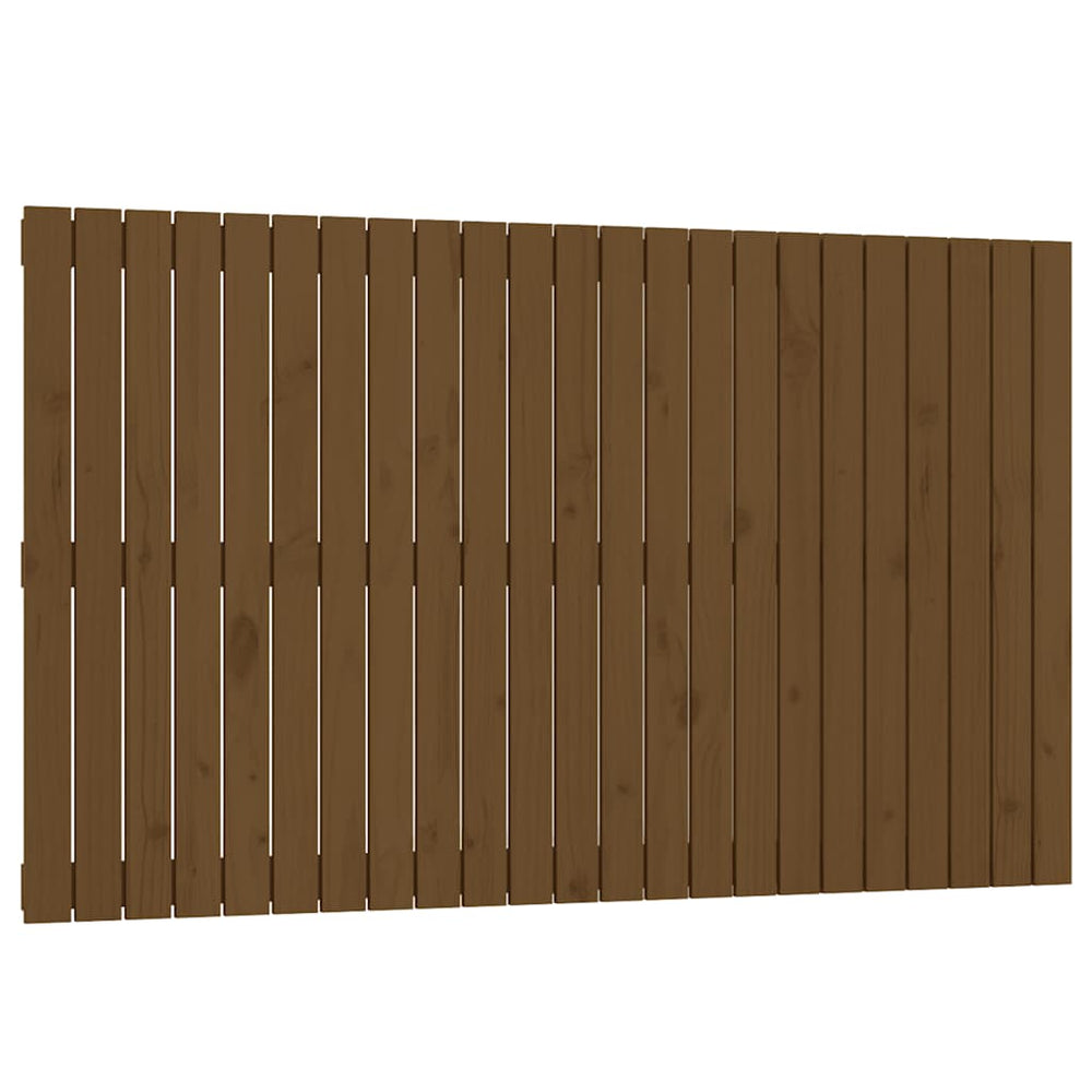 Wand Kopfteil Honigbraun 147cm Kiefer Massivholz