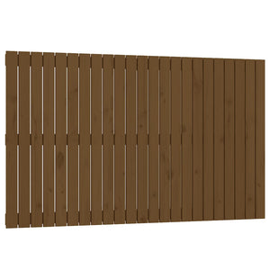 Wand Kopfteil Honigbraun 147cm Kiefer Massivholz