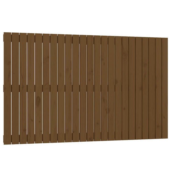 Wand Kopfteil Honigbraun 147cm Kiefer Massivholz