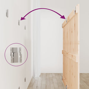 Wand Kopfteil 160cm Kiefer Massivholz