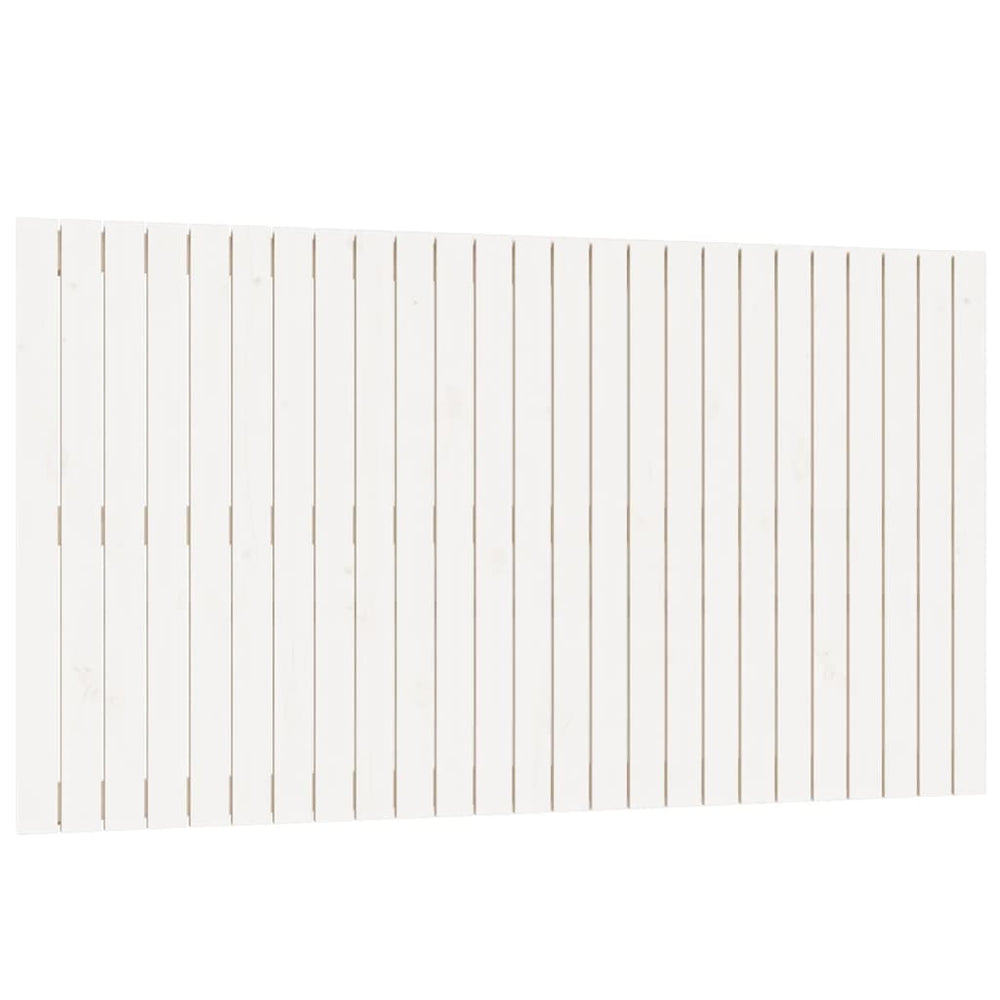 Wand Kopfteil Weiß 159,5cm Massivholz