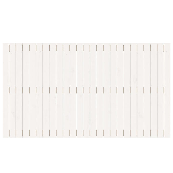 Wand Kopfteil Weiß 159,5cm Massivholz