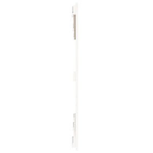 Wand Kopfteil Weiß 159,5cm Massivholz