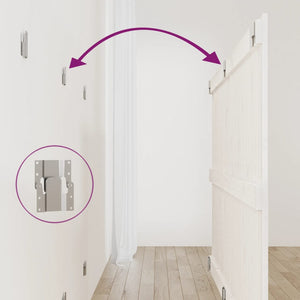 Wand Kopfteil Weiß 159,5cm Massivholz