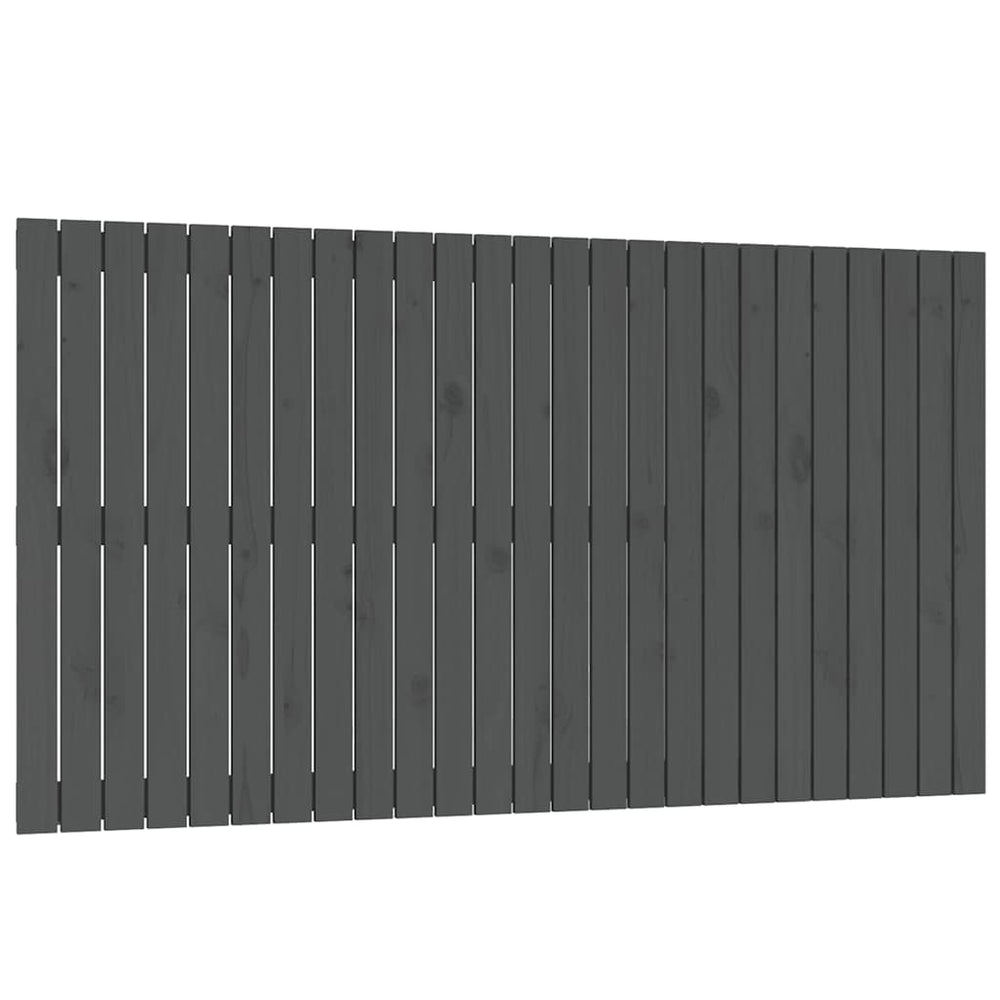 Wand Kopfteil Grau 159,5cm Kiefer Massivholz
