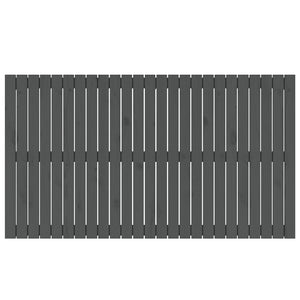Wand Kopfteil Grau 159,5cm Kiefer Massivholz