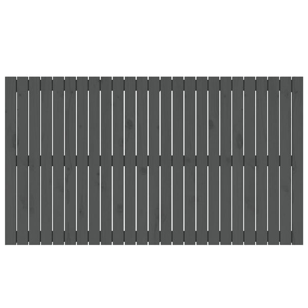 Wand Kopfteil Grau 159,5cm Kiefer Massivholz