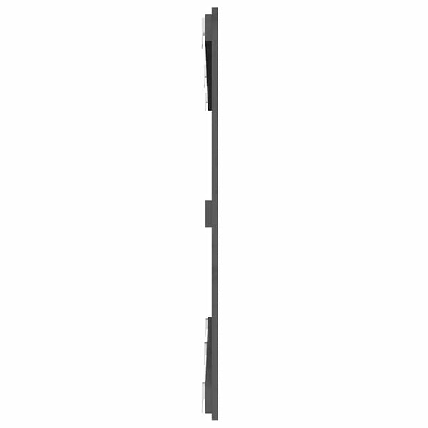 Wand Kopfteil Grau 159,5cm Kiefer Massivholz
