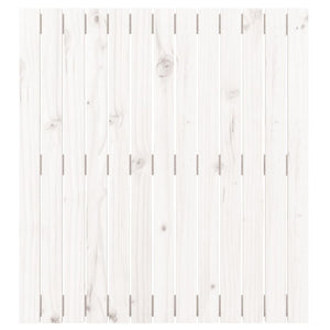 Wand Kopfteil Weiß 82,5 cm Kiefer Massivholz