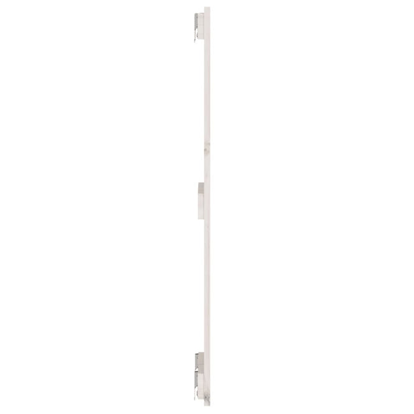 Wand Kopfteil Weiß 82,5 cm Kiefer Massivholz