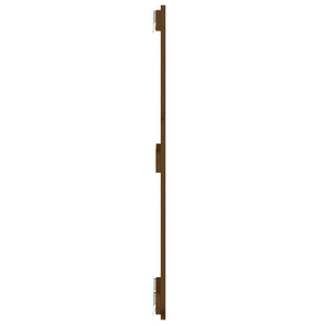 vidaXL Tête de lit murale marron miel 82,5x3x90 cm Bois de pin massif