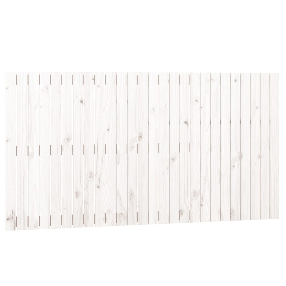 Wand Kopfteil Weiß 166cm Kiefer Massivholz