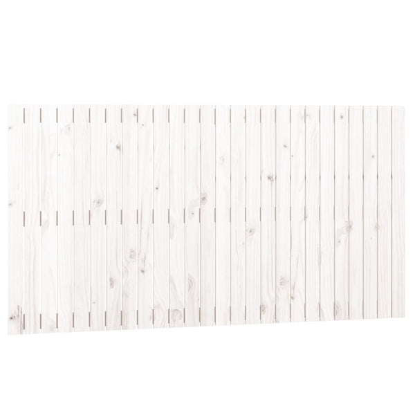 vidaXL Tête de lit murale Blanc 166x3x90 cm Bois de pin massif