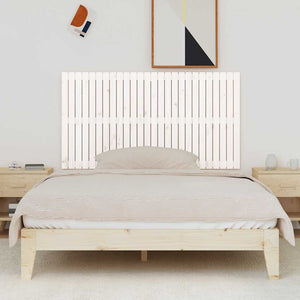 vidaXL Tête de lit murale Blanc 166x3x90 cm Bois de pin massif