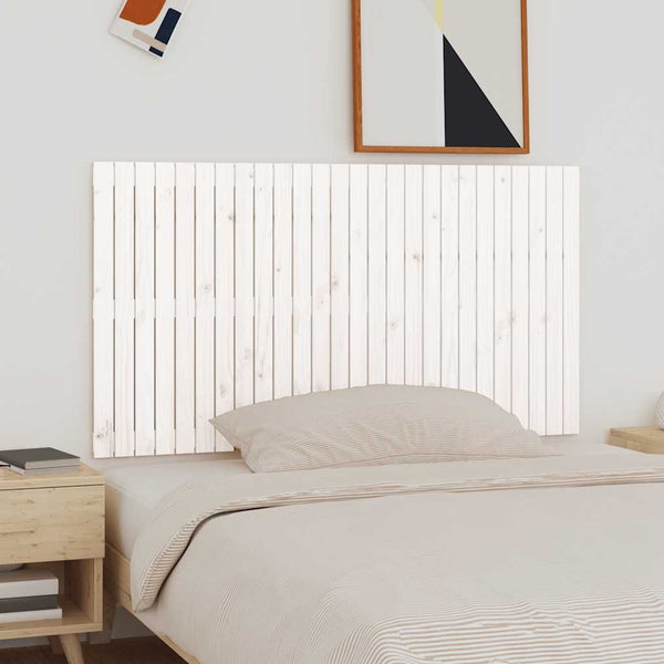 vidaXL Tête de lit murale Blanc 166x3x90 cm Bois de pin massif