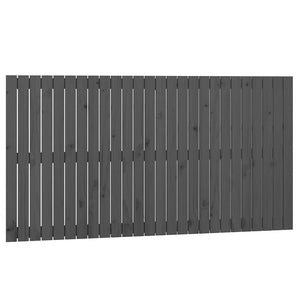 Graues Wand-Kopfteil 166cm Kiefer Massivholz