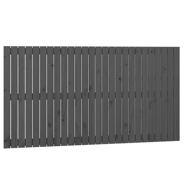 Graues Wand-Kopfteil 166cm Kiefer Massivholz
