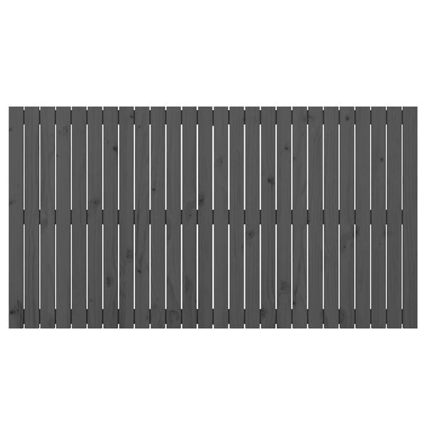 Graues Wand-Kopfteil 166cm Kiefer Massivholz